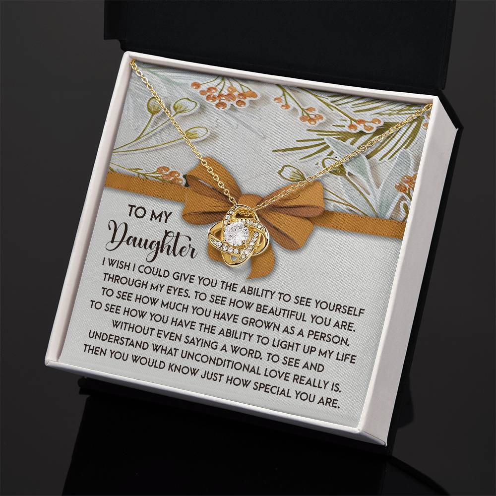 Necklace Gift For Daughter - Saying A Word