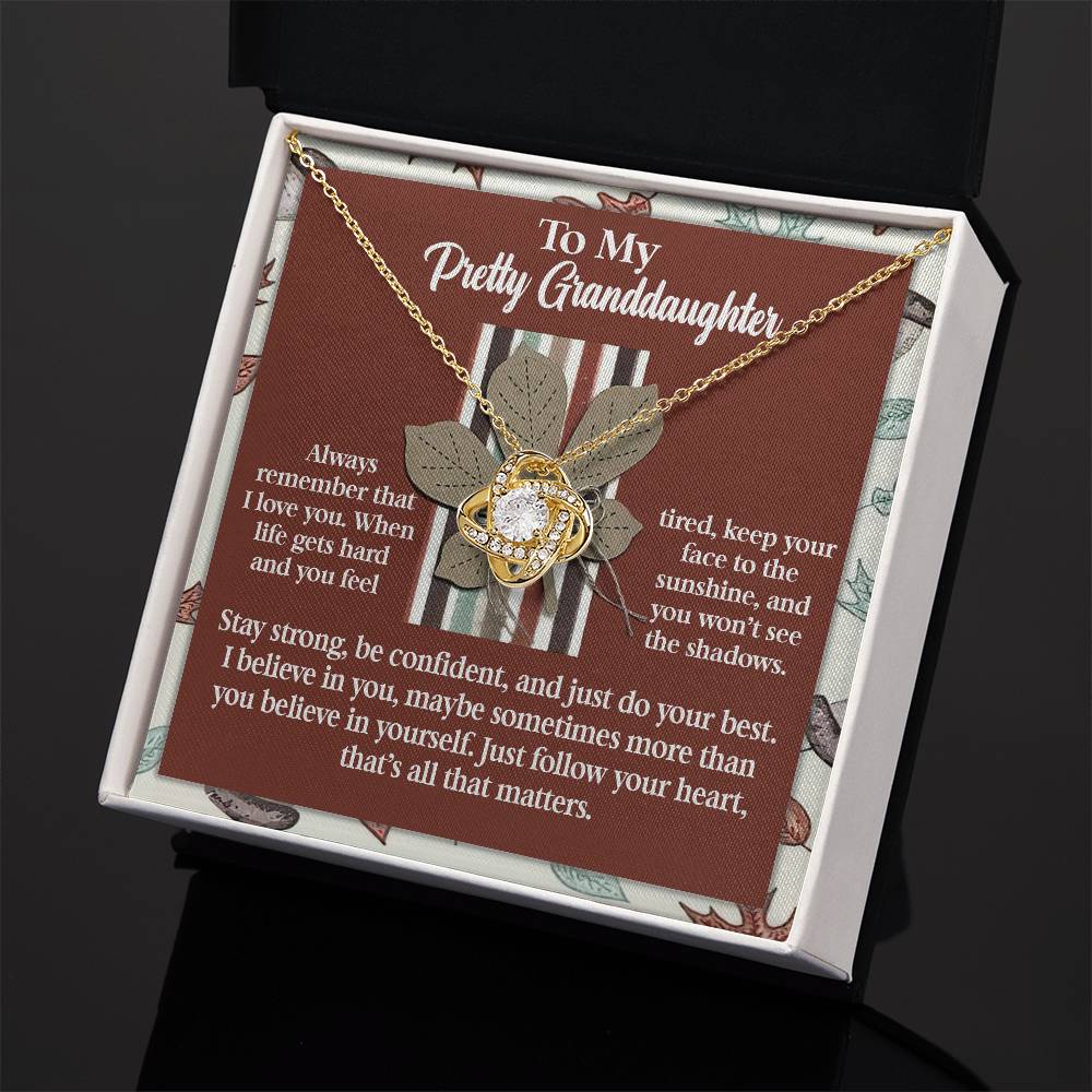 Necklace Gift For Granddaughter - See The Shadows