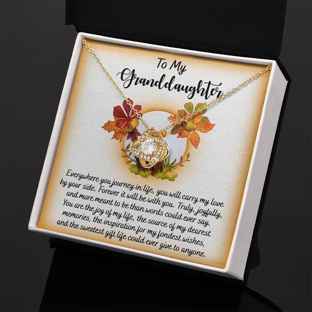 Necklace Gift For Granddaughter - By Your Side