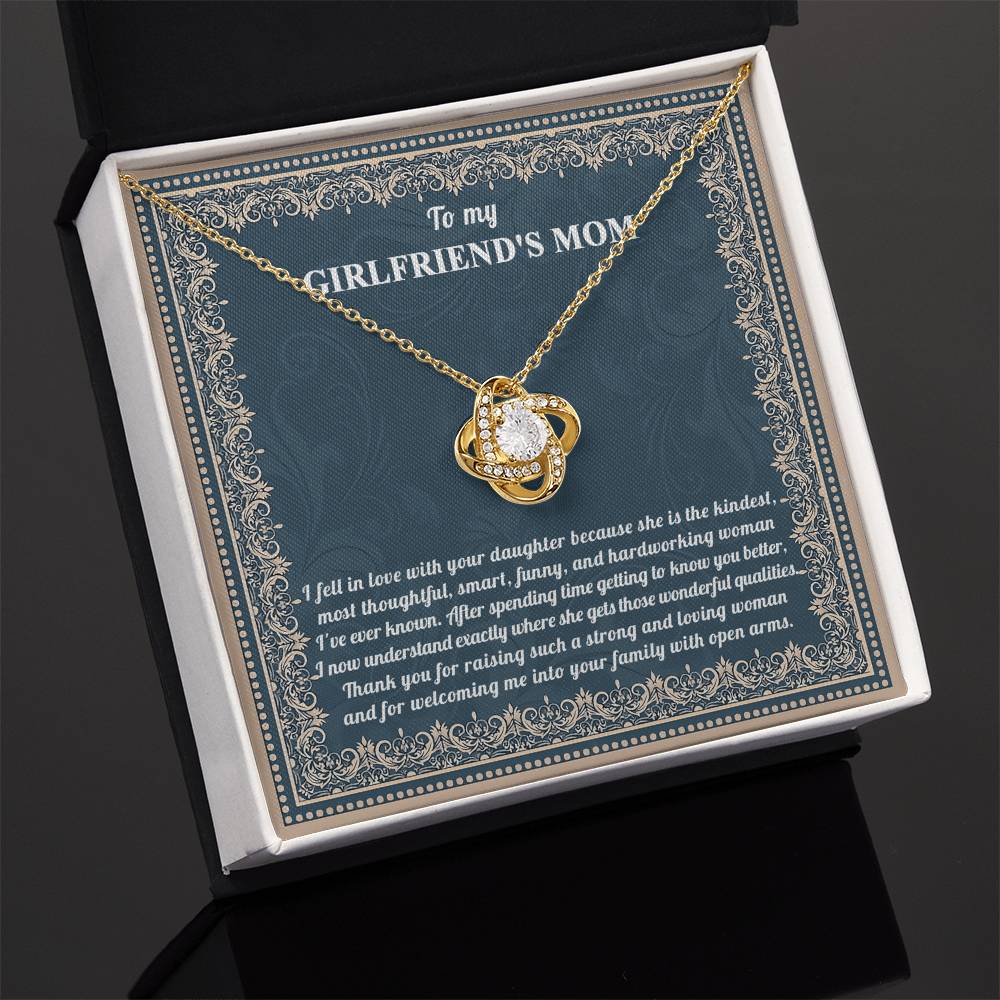 Necklace Gift For Girlfriend's Mom - With Open Arms