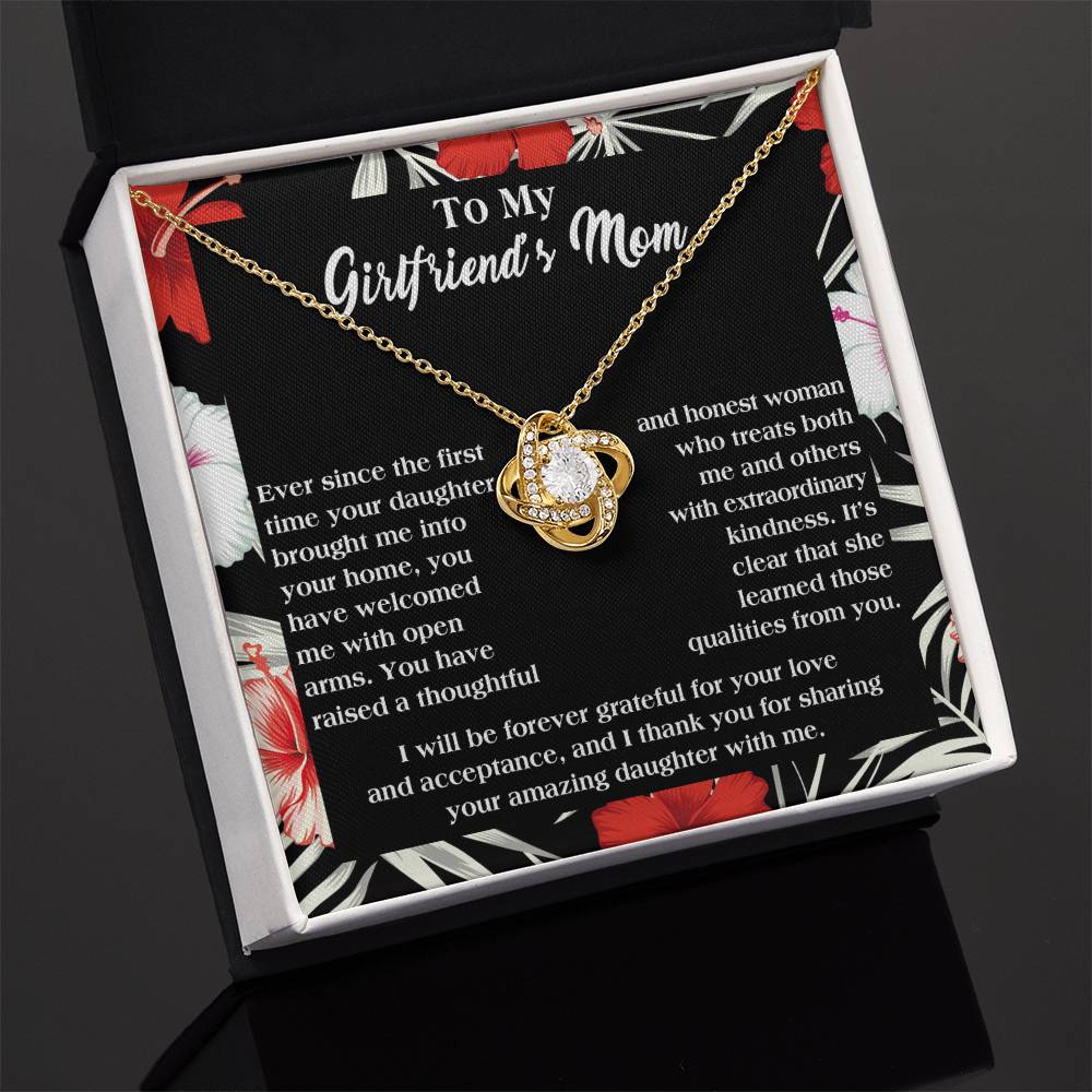 Necklace Gift For Girlfriend's Mom - Forever Grateful