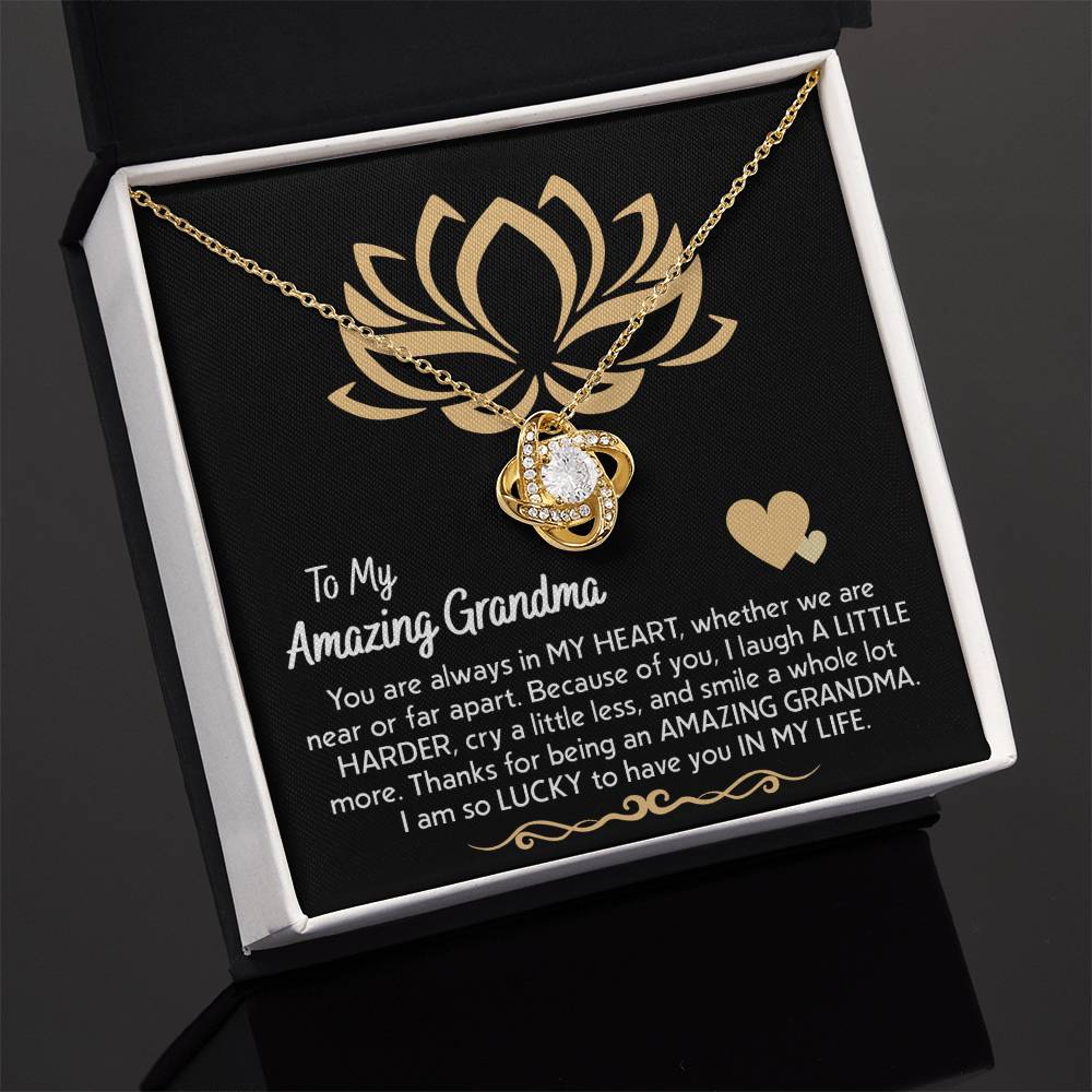 Necklace Gift For Grandma - In My Heart
