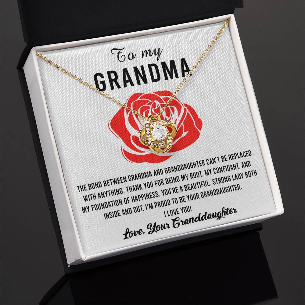 Necklace Gift For Grandma - Strong Lady