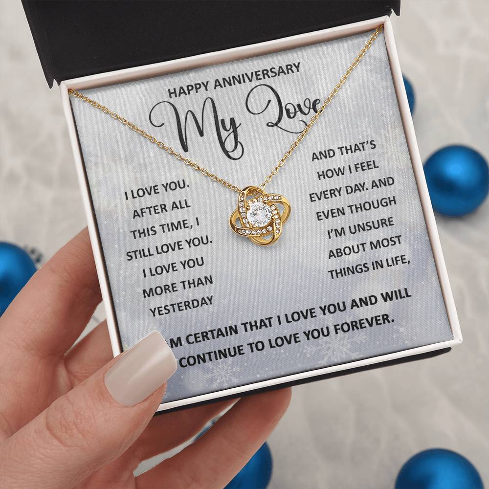 Necklace Anniversary Gift For Wife or Girlfriend - Still Love You