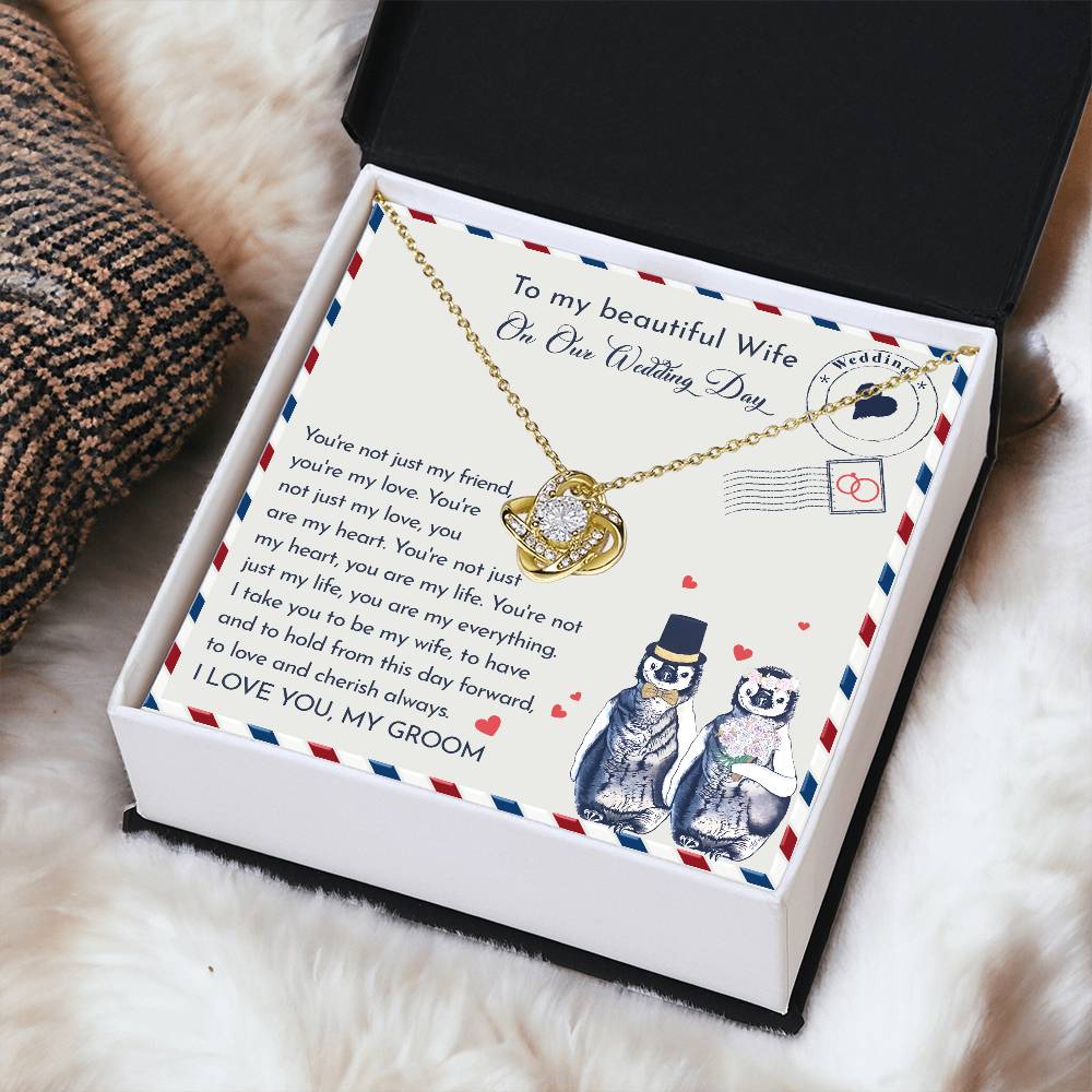 Wedding Day Gift For Wife From Groom - Love And Cherish