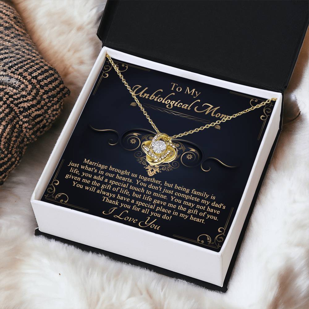 Necklace Gift For Unbiological Mom - In Our Hearts