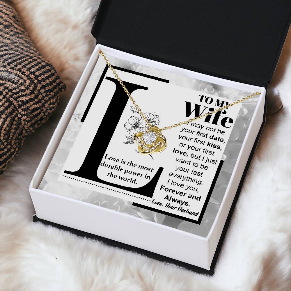 Necklace Gift For Wife - Love Is