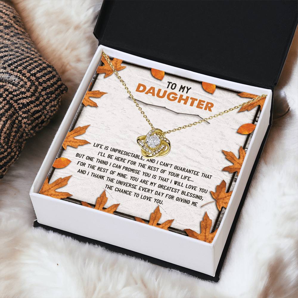Necklace Gift For Daughter - My Greatest Blessing