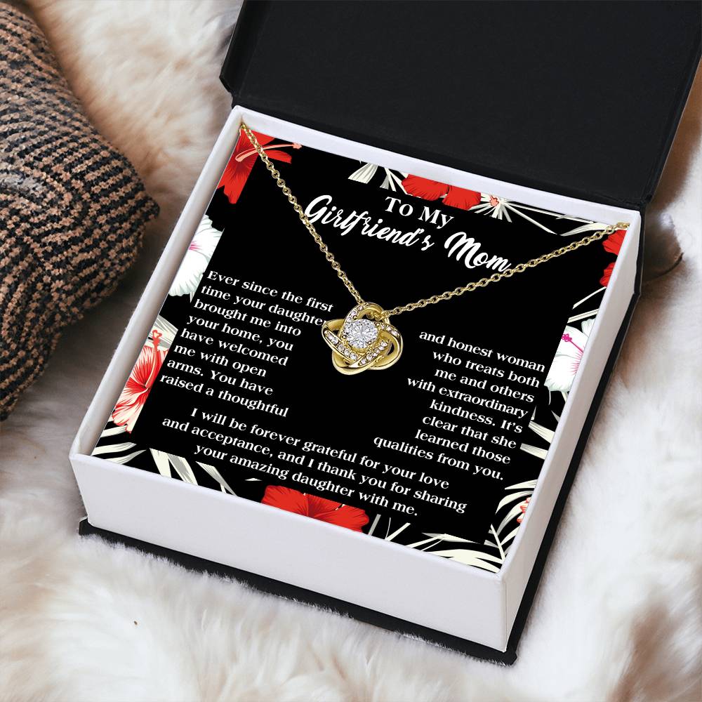 Necklace Gift For Girlfriend's Mom - Forever Grateful