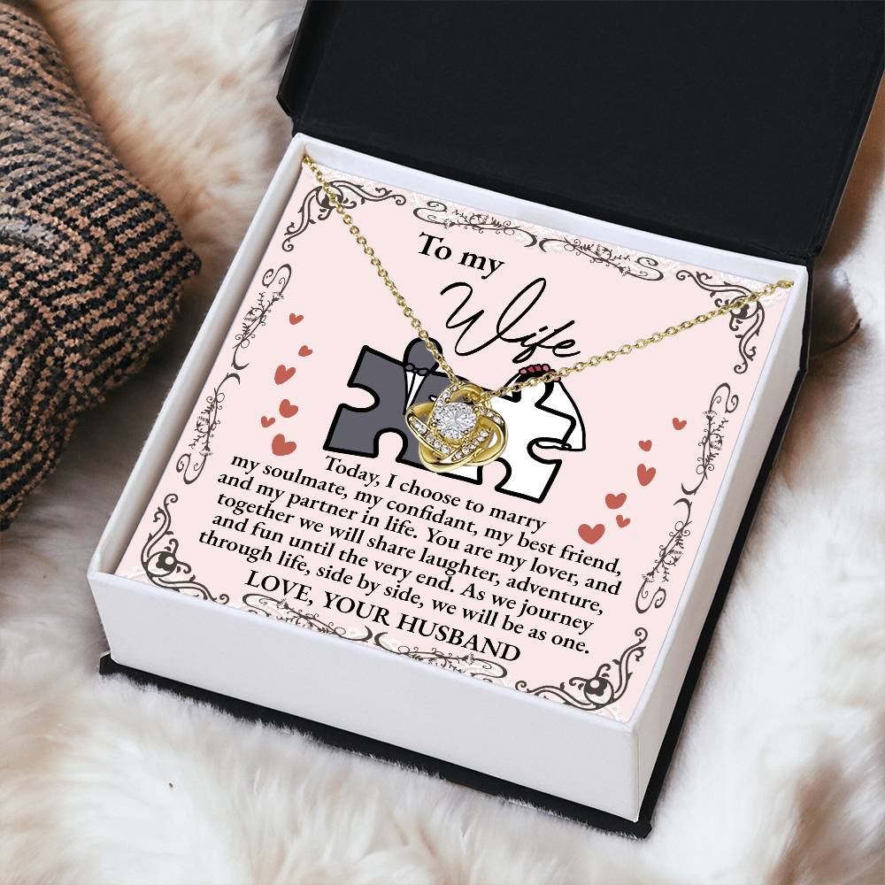 Wedding Day Gift For Wife - Be As One