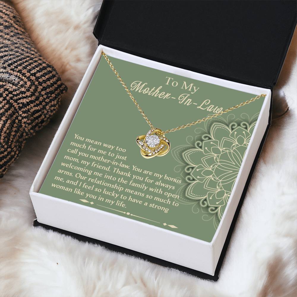 Necklace Gift For Mother In Law - A Strong Woman