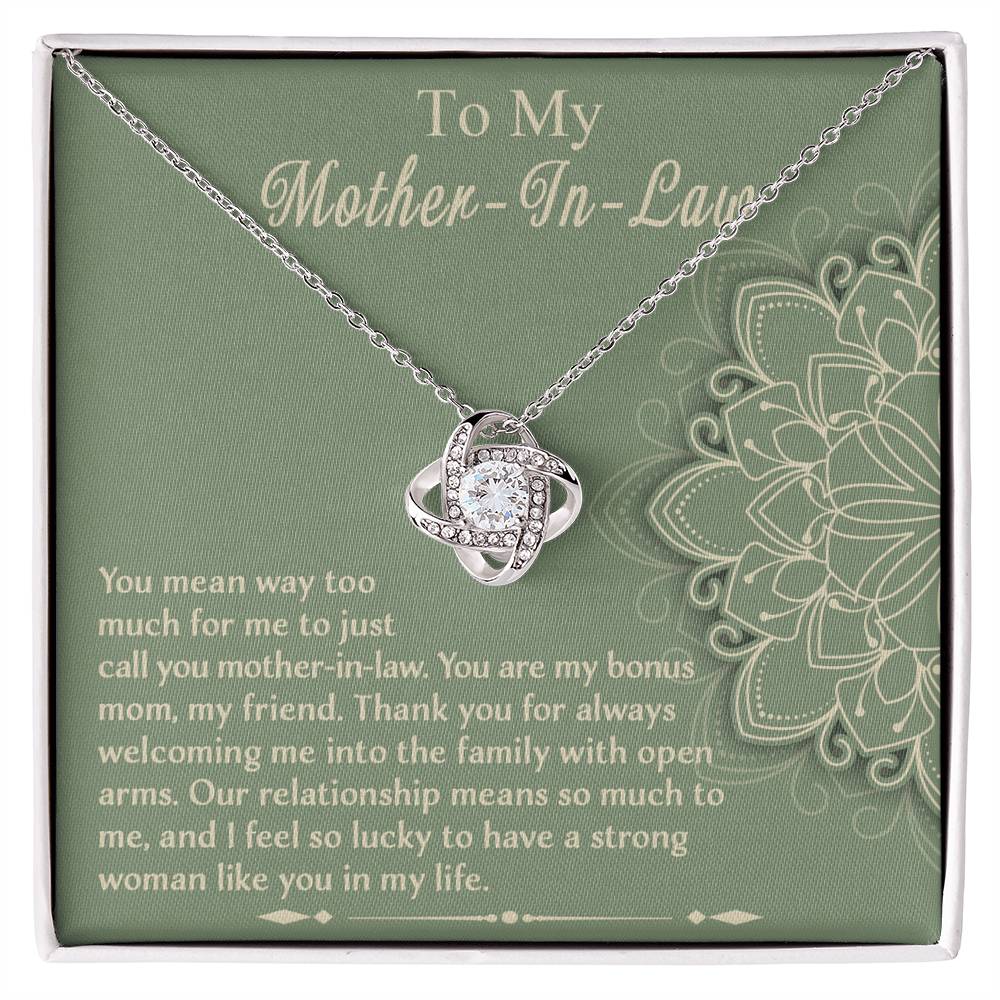Necklace Gift For Mother In Law - A Strong Woman
