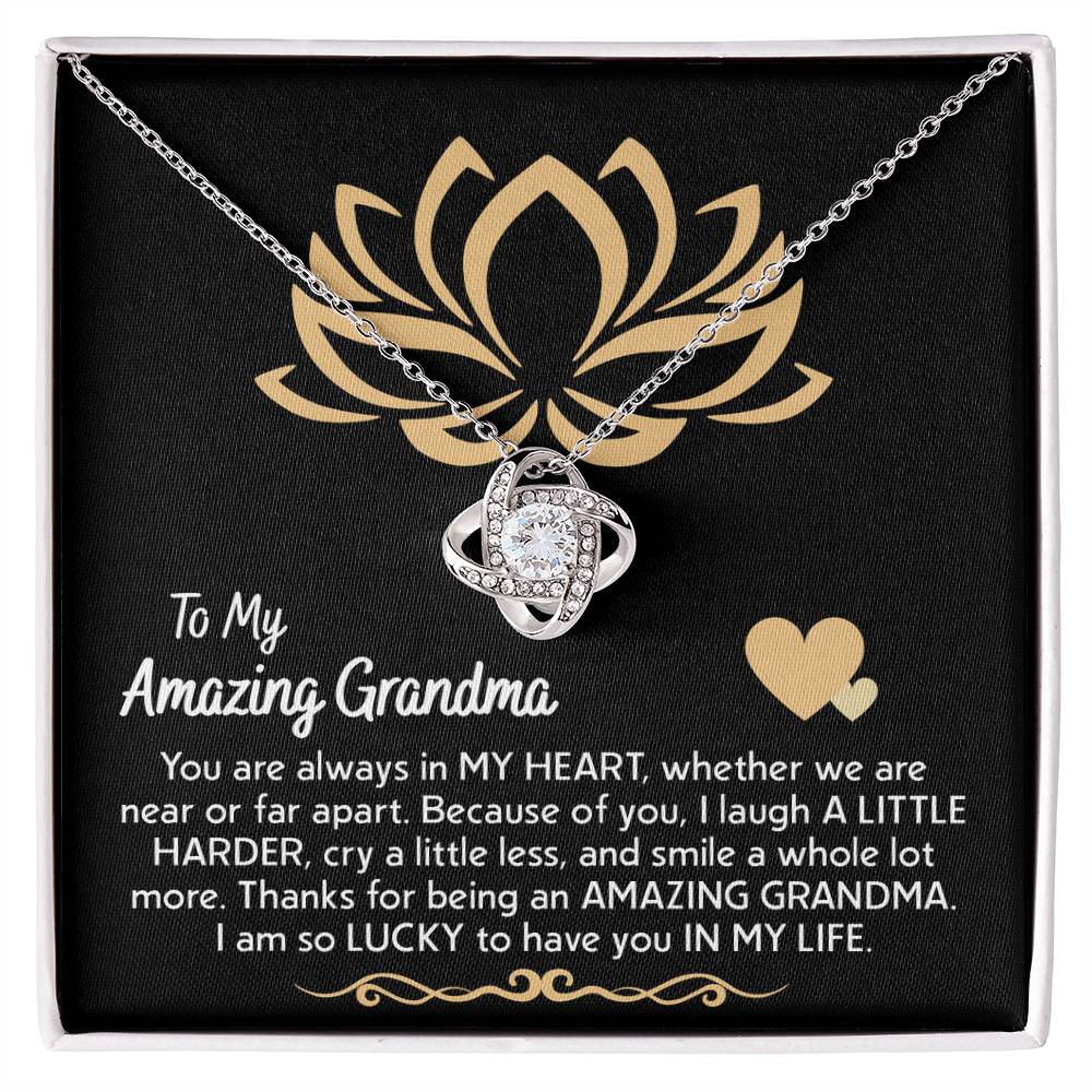 Necklace Gift For Grandma - In My Heart
