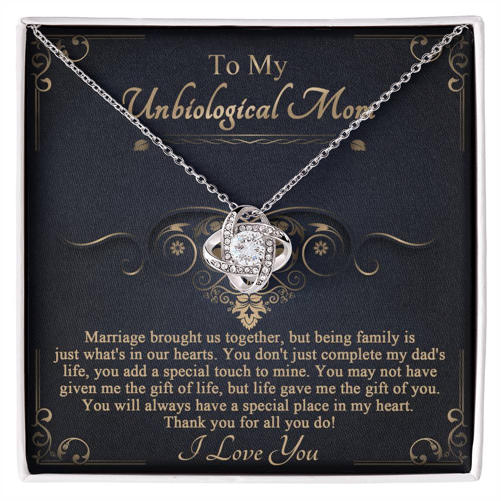 Necklace Gift For Unbiological Mom - In Our Hearts
