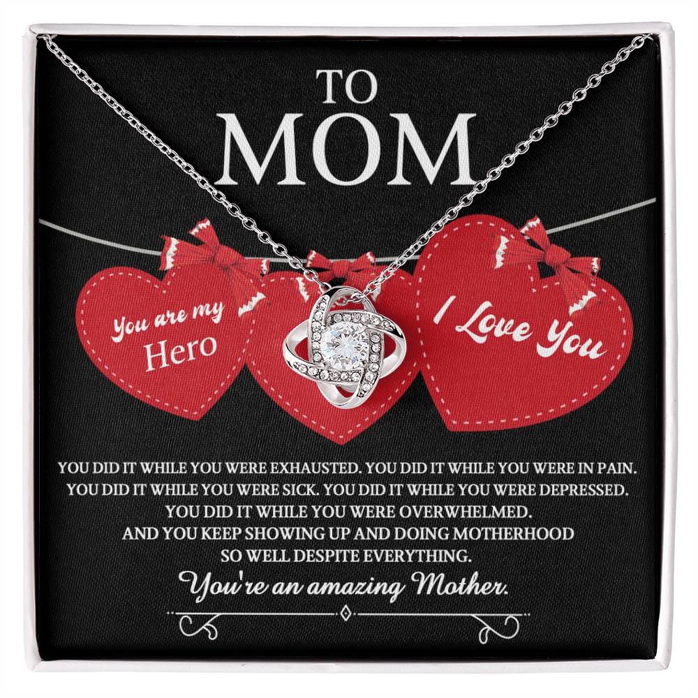 Necklace Gift For Mom - You Did It
