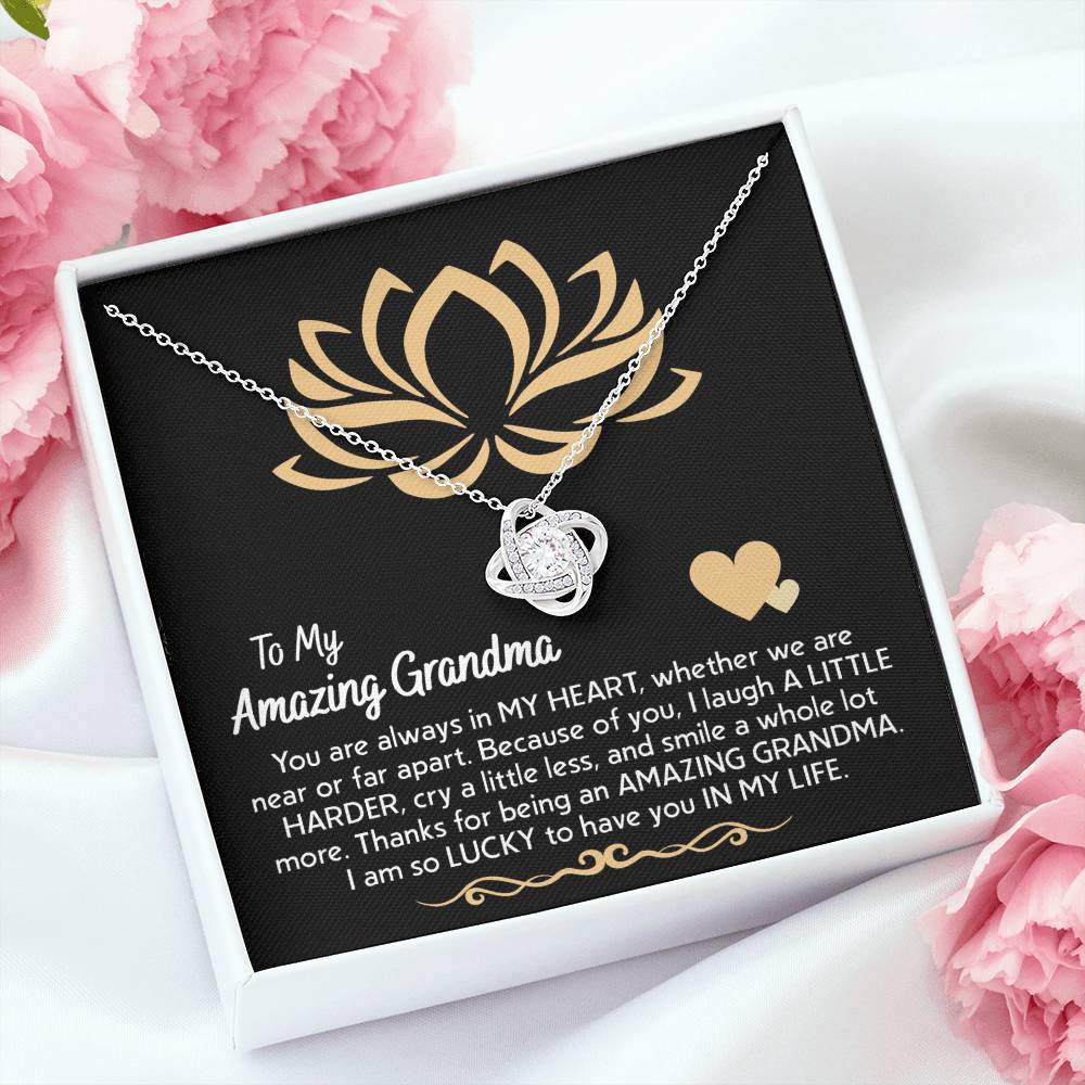 Necklace Gift For Grandma - In My Heart