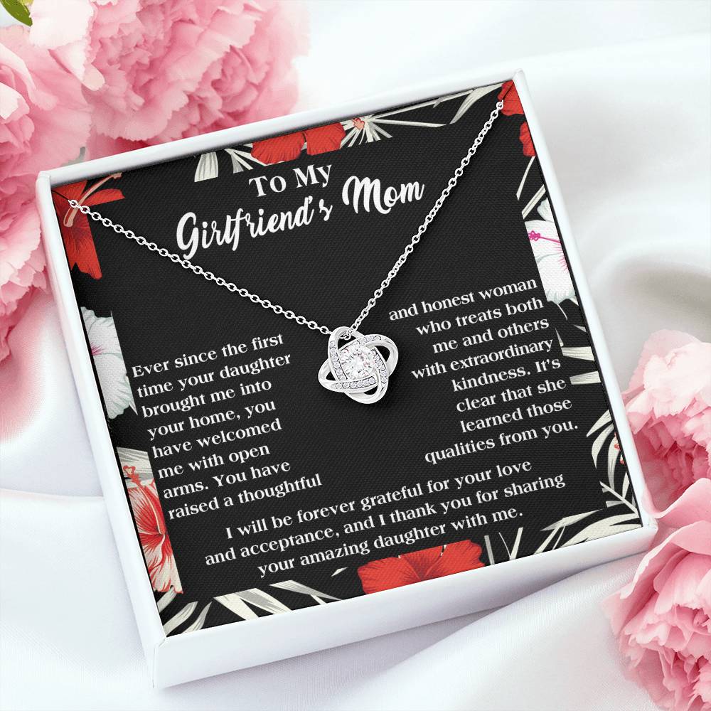 Necklace Gift For Girlfriend's Mom - Forever Grateful