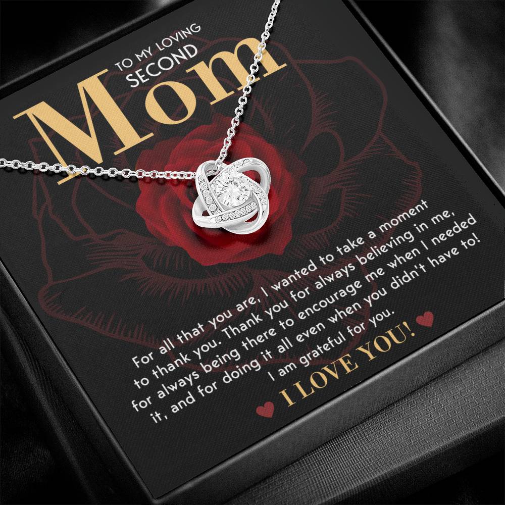 Necklace Gift For Second Mom - Grateful For You