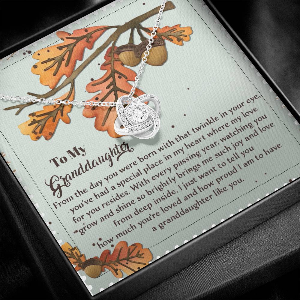 Necklace Gift For Granddaughter - From Deep Inside