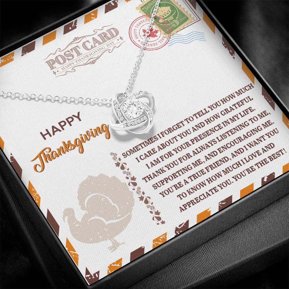 Necklace Thanksgiving Gift - A True Friend
