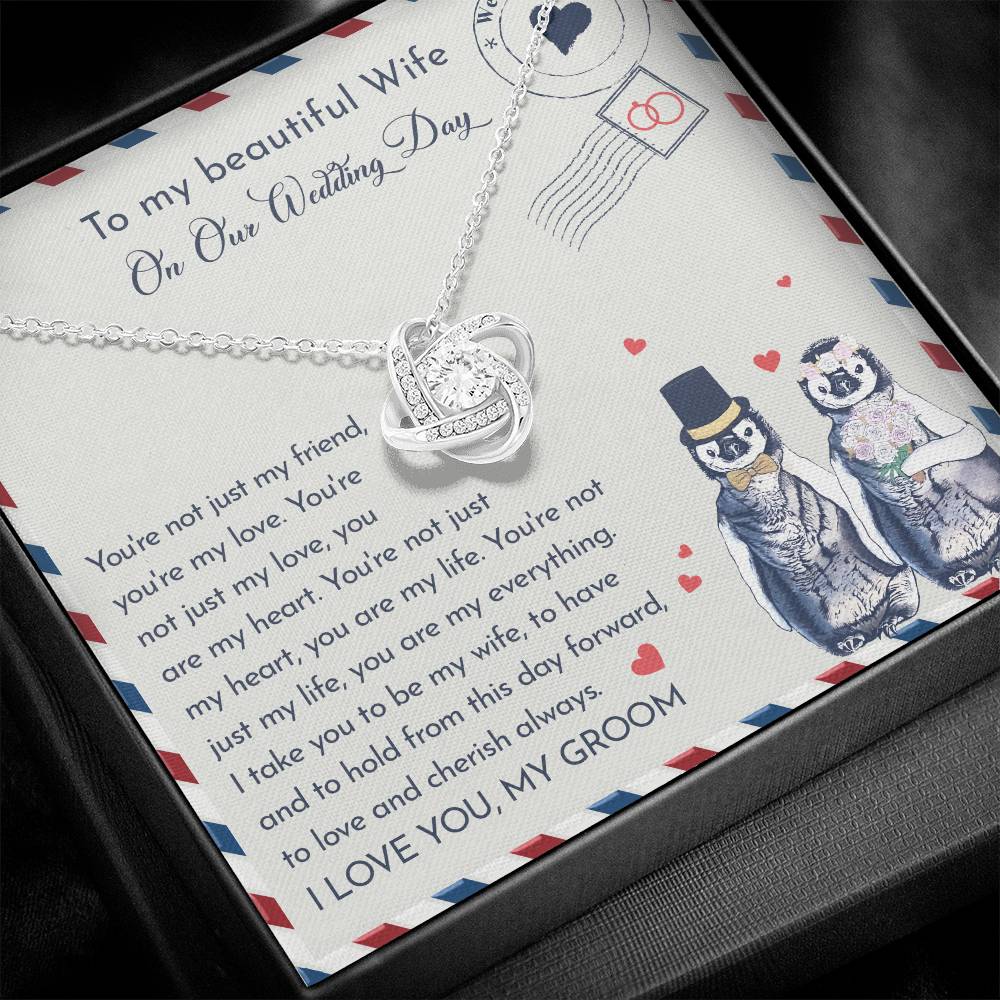 Wedding Day Gift For Wife From Groom - Love And Cherish