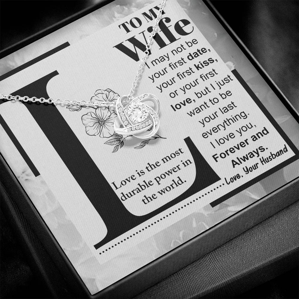 Necklace Gift For Wife - Love Is