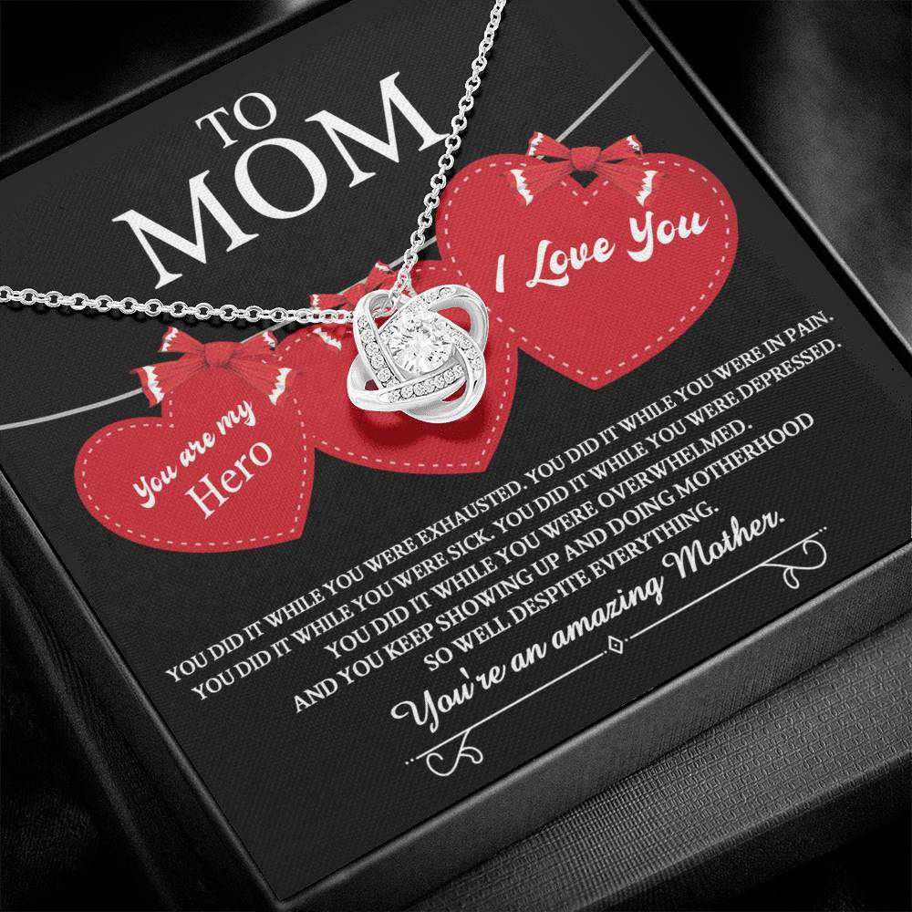 Necklace Gift For Mom - You Did It