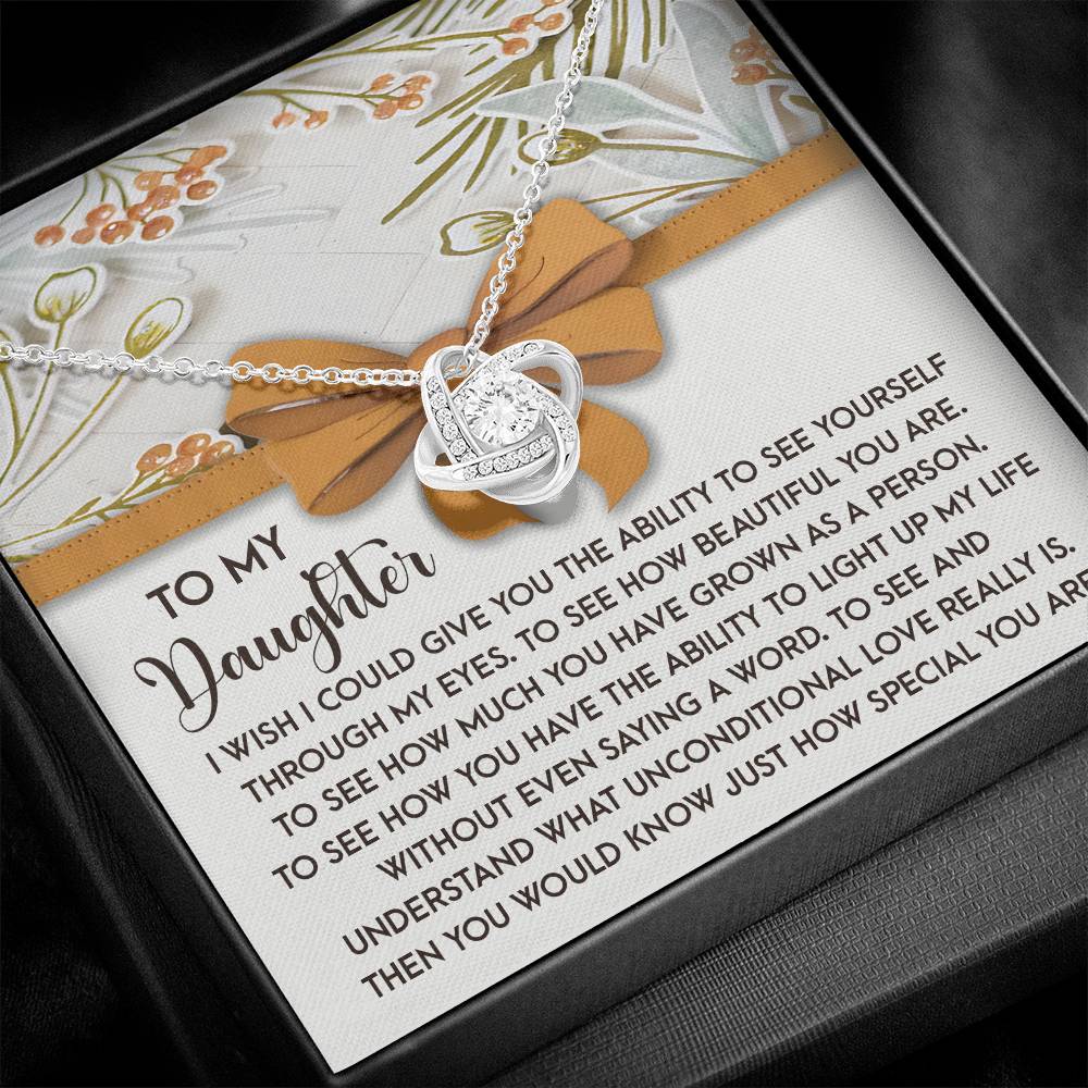 Necklace Gift For Daughter - Saying A Word