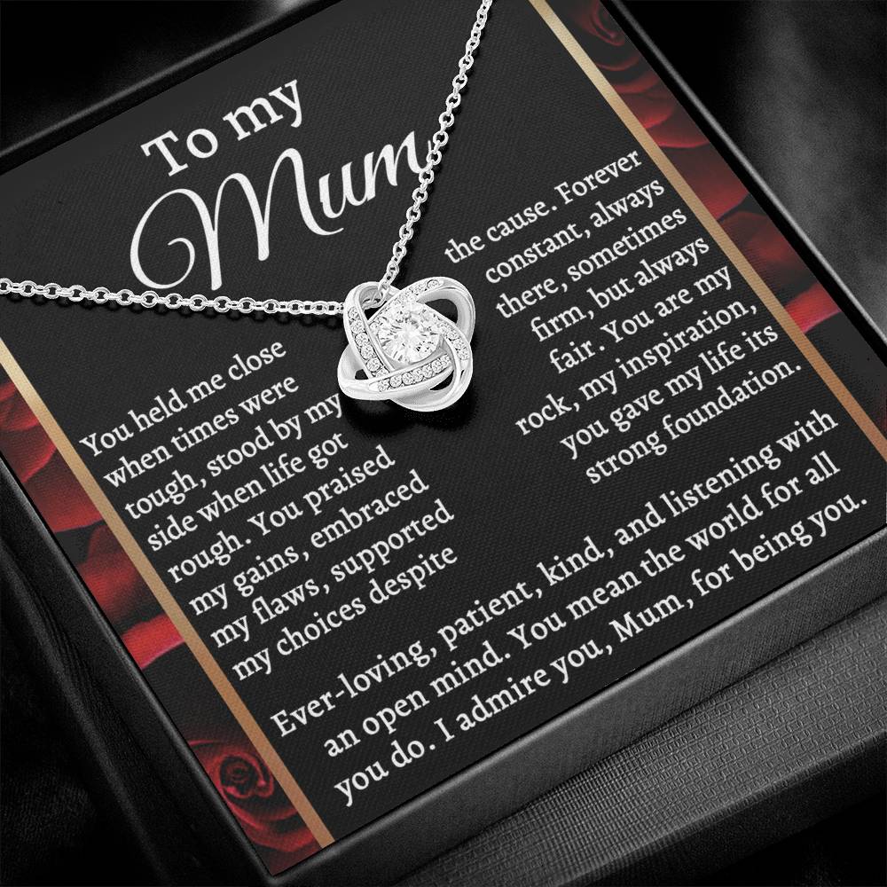 Necklace Gift For Mom - By My Side