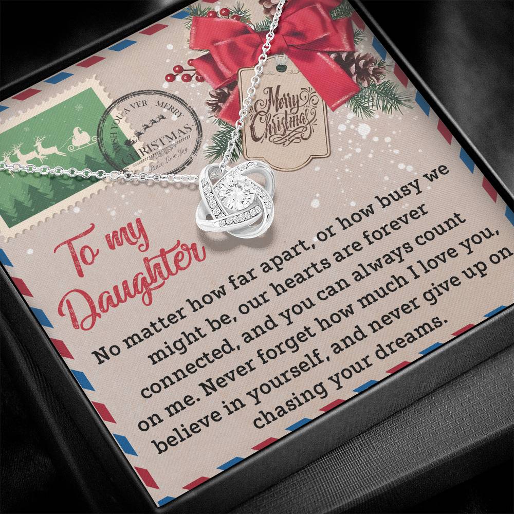 Necklace Gift For Daughter - Forever Connected
