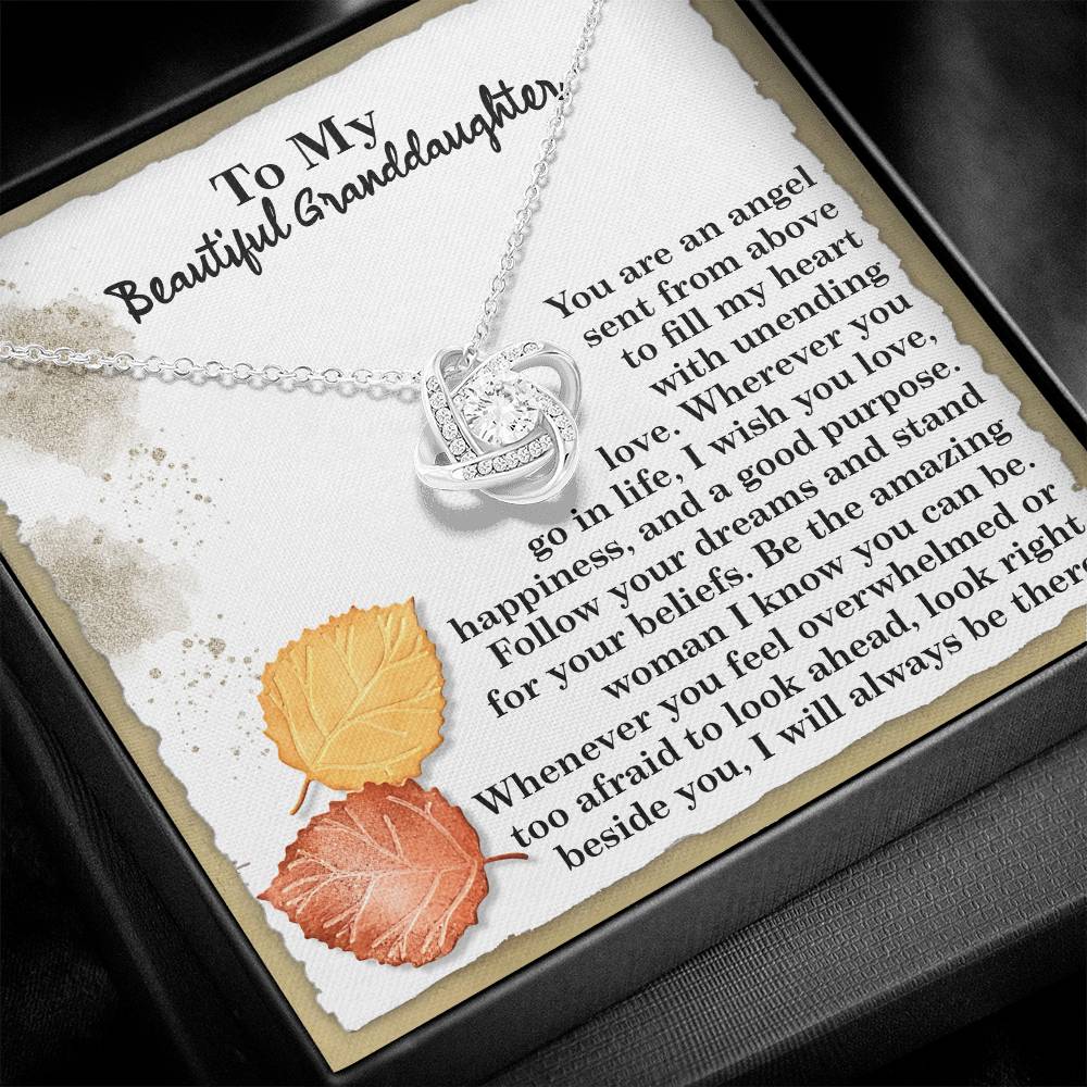Necklace Gift For Granddaughter - An Angel