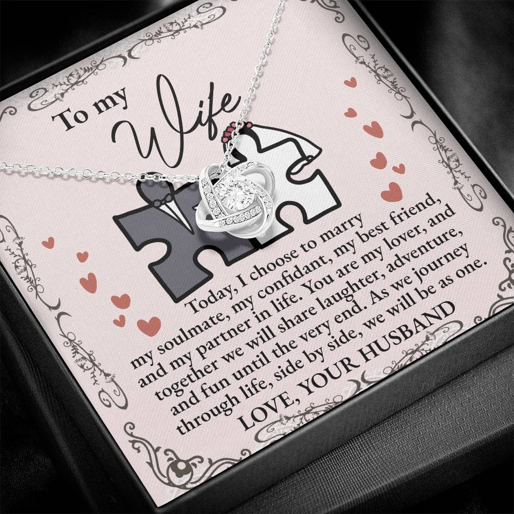 Wedding Day Gift For Wife - Be As One