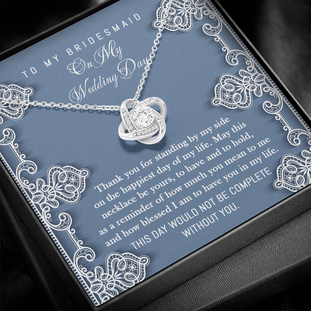 Wedding Gift For Bridesmaid From Bride - By My Side