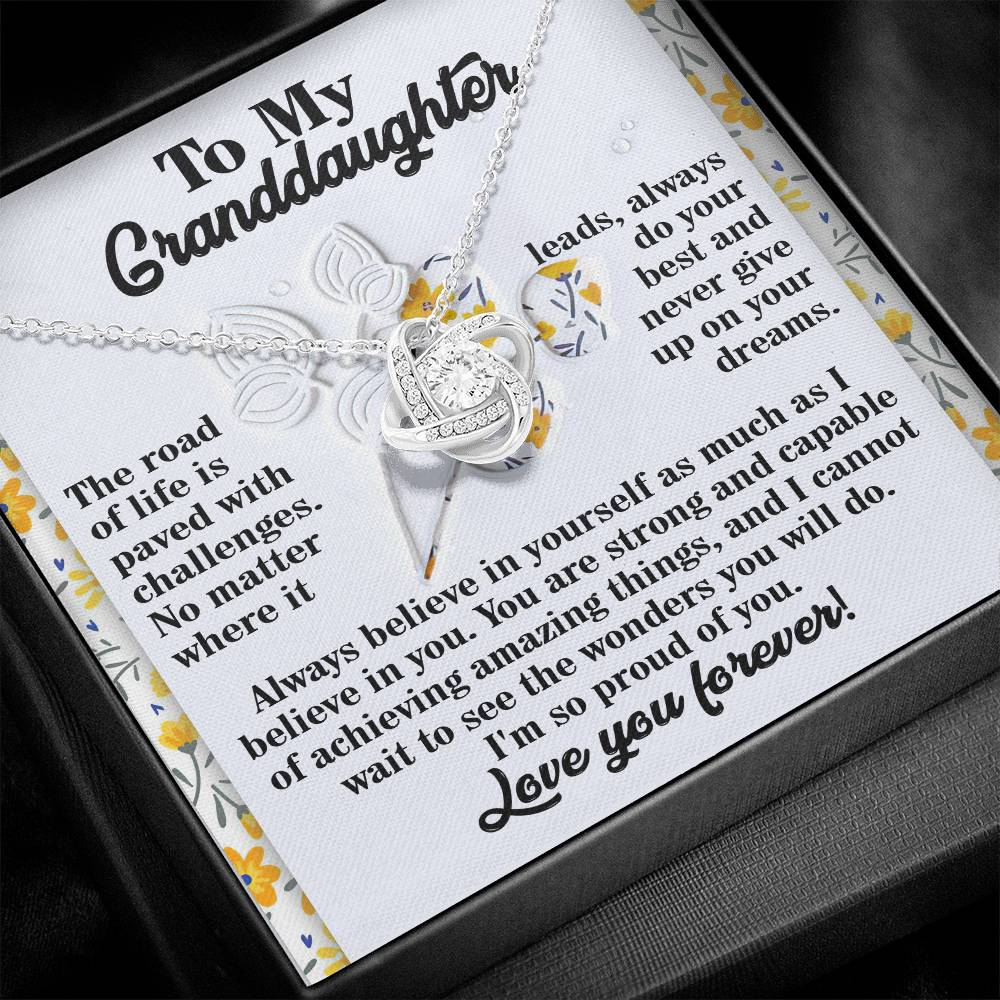 Necklace Gift For Granddaughter - On Your Dreams