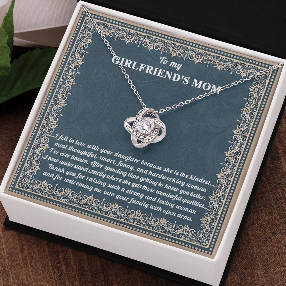 Necklace Gift For Girlfriend's Mom - With Open Arms