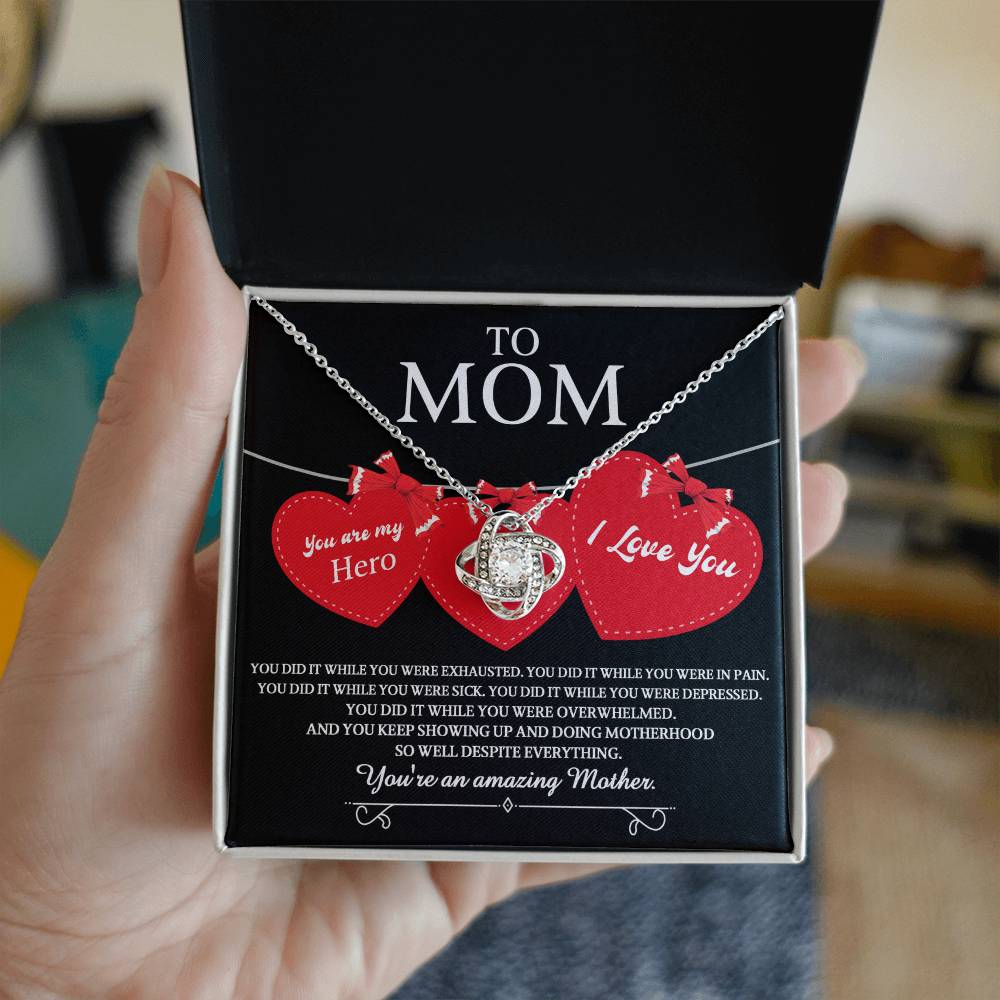 Necklace Gift For Mom - You Did It