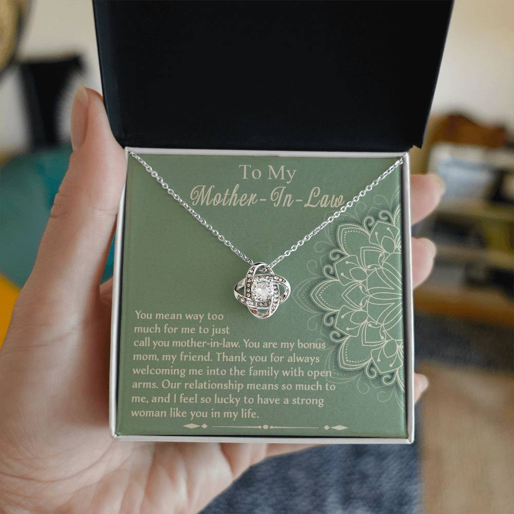 Necklace Gift For Mother In Law - A Strong Woman