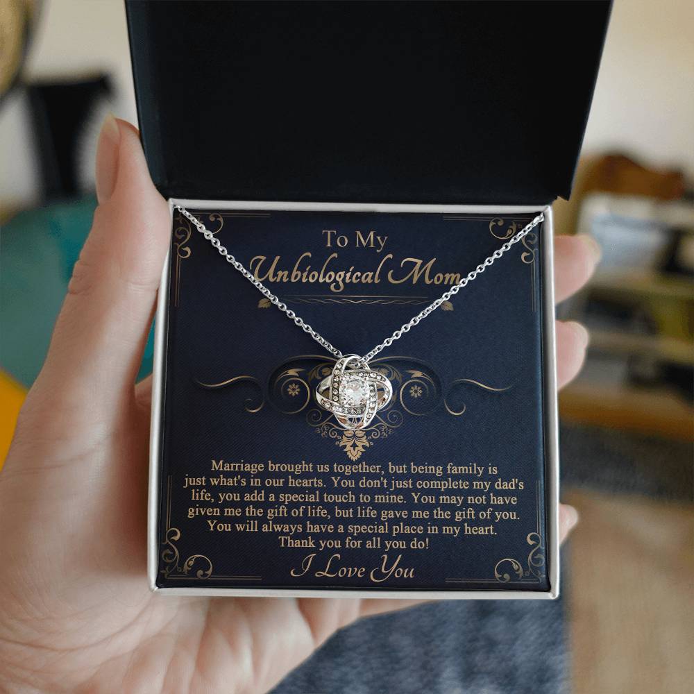 Necklace Gift For Unbiological Mom - In Our Hearts
