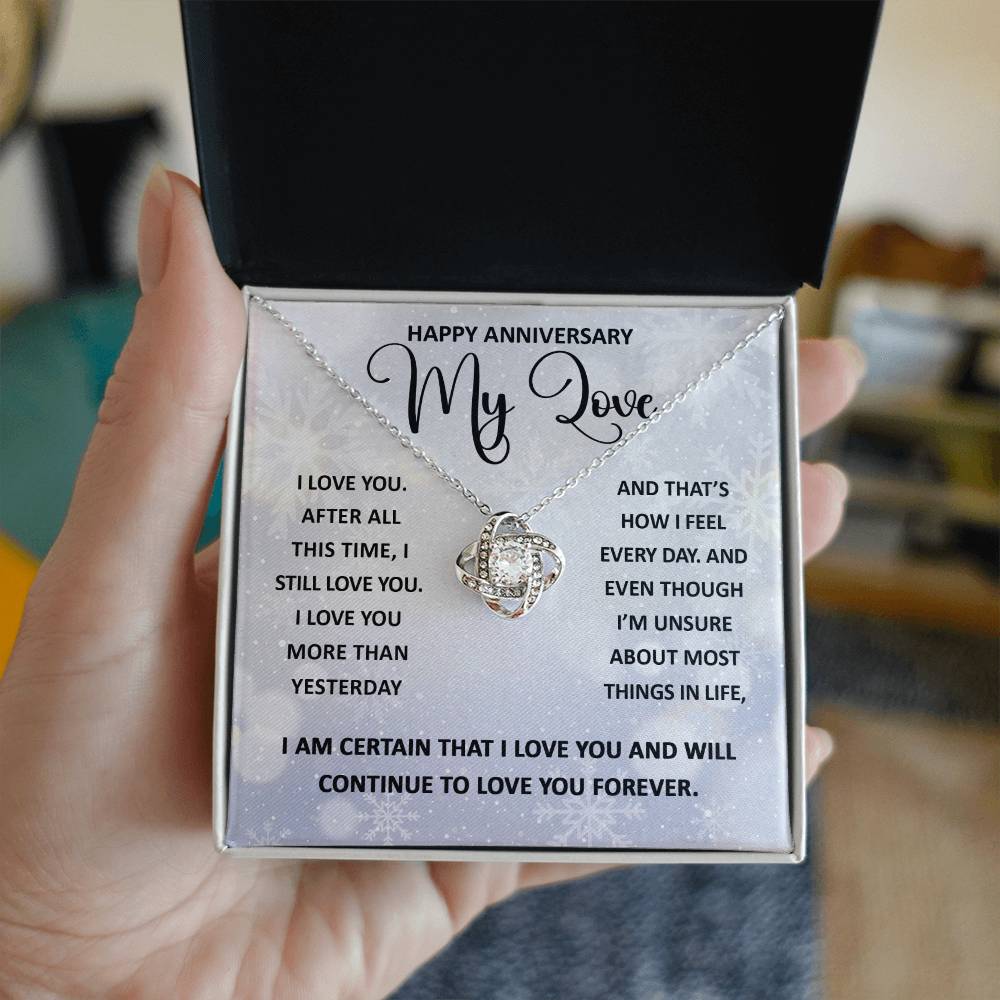 Necklace Anniversary Gift For Wife or Girlfriend - Still Love You