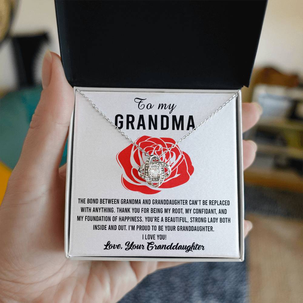 Necklace Gift For Grandma - Strong Lady