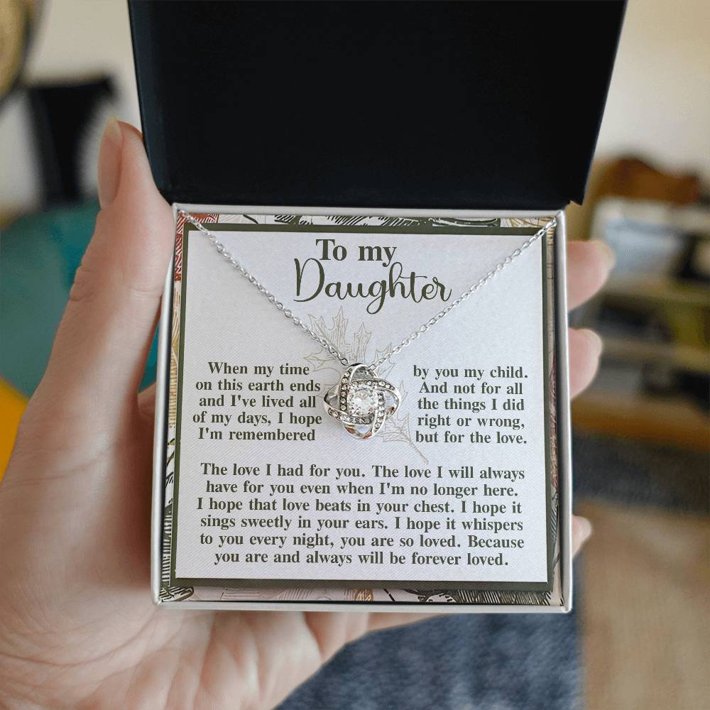 Necklace Gift For Daughter - In Your Ears