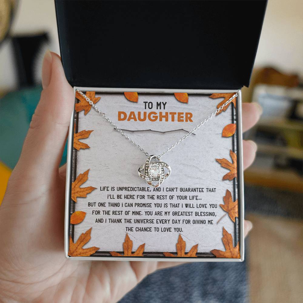 Necklace Gift For Daughter - My Greatest Blessing