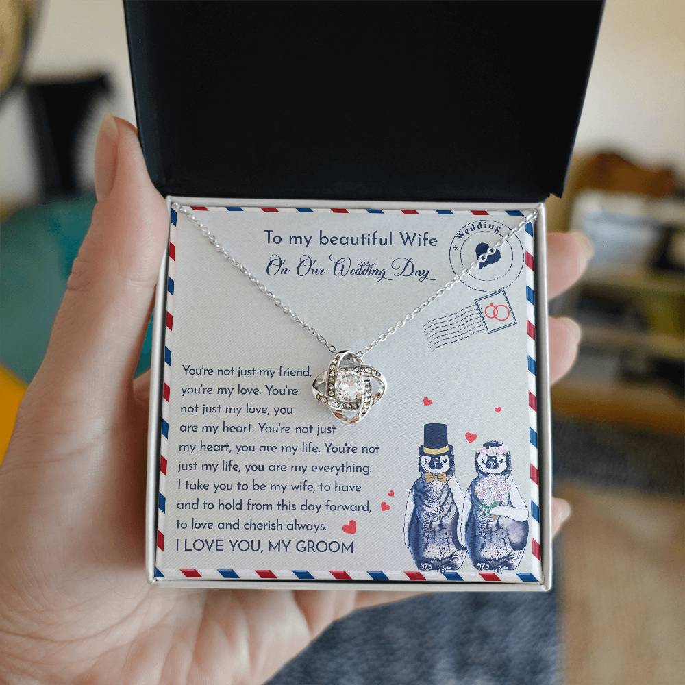Wedding Day Gift For Wife From Groom - Love And Cherish