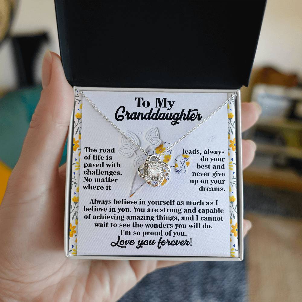 Necklace Gift For Granddaughter - On Your Dreams