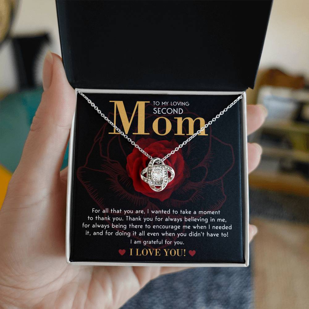 Necklace Gift For Second Mom - Grateful For You