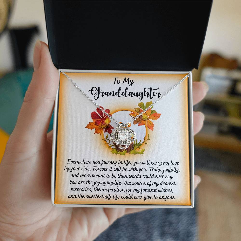 Necklace Gift For Granddaughter - By Your Side