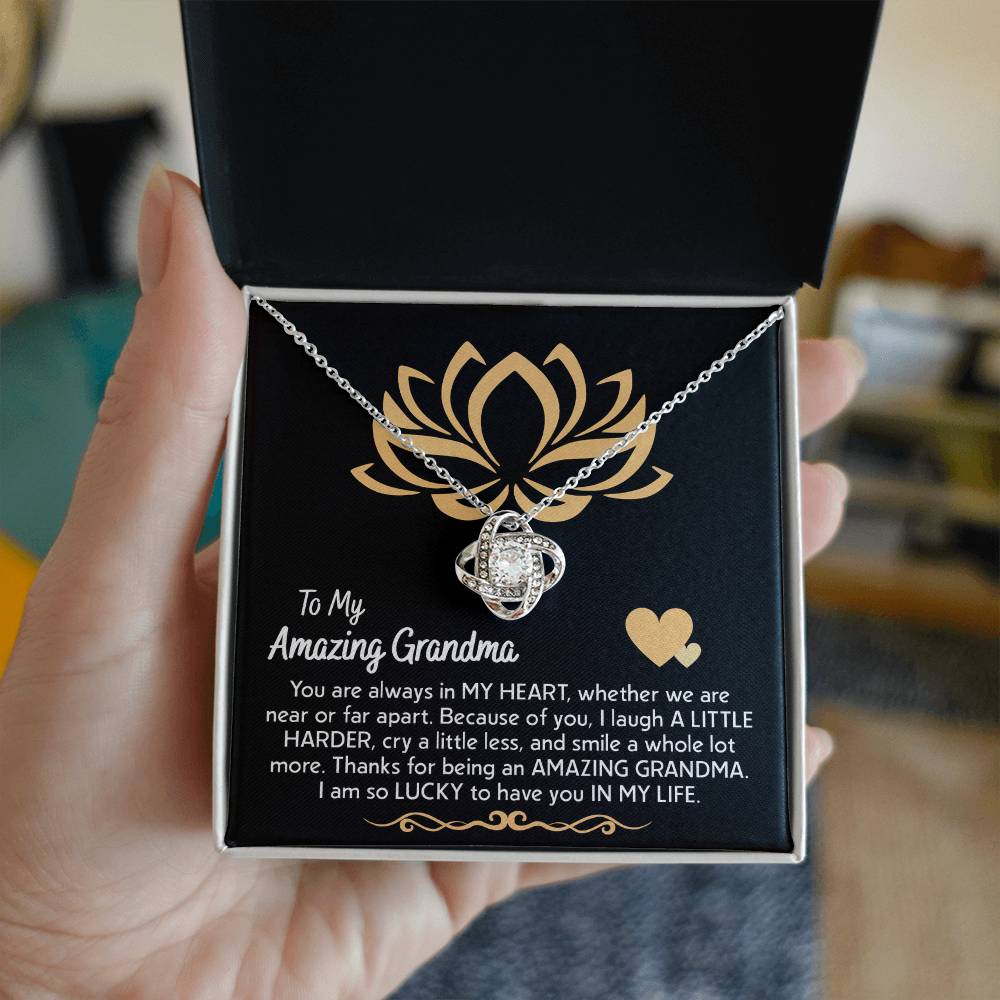 Necklace Gift For Grandma - In My Heart