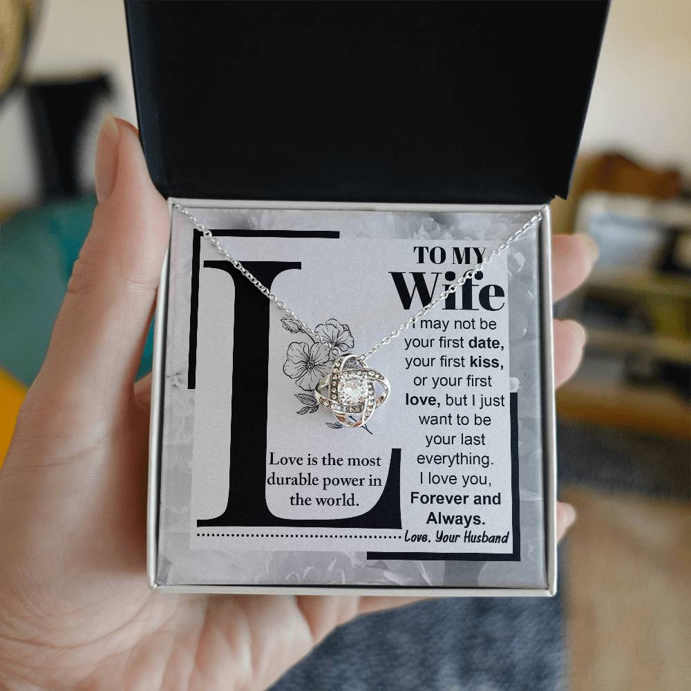 Necklace Gift For Wife - Love Is