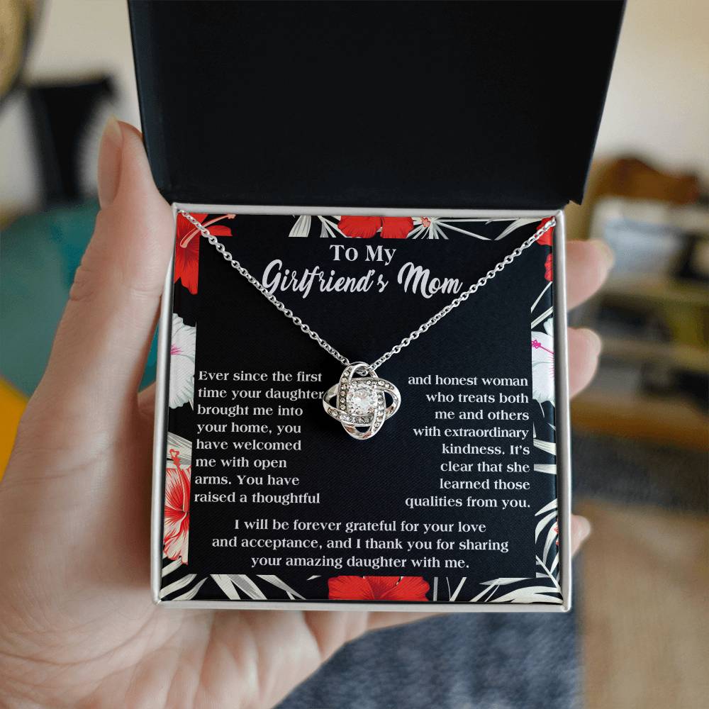 Necklace Gift For Girlfriend's Mom - Forever Grateful