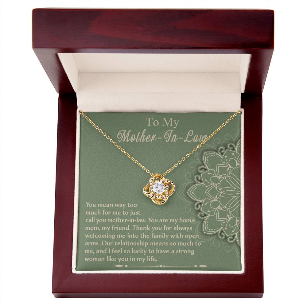 Necklace Gift For Mother In Law - A Strong Woman